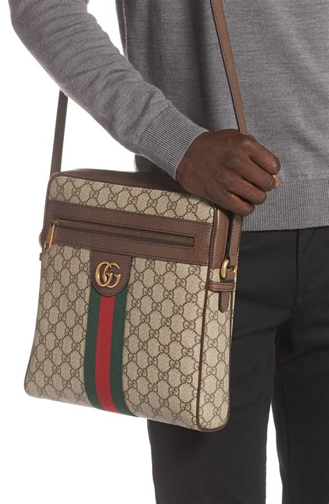 mens gucci supreme bag|gucci ophidia 3 zipper bag.